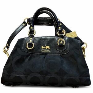 Bundle Listing: Coach Black Signature Satchel + Wallet + Wristlet